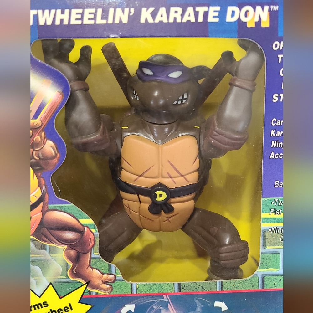 Ninja Turtles vintage cartwheelin karate Donatello - Picture 4 of 9